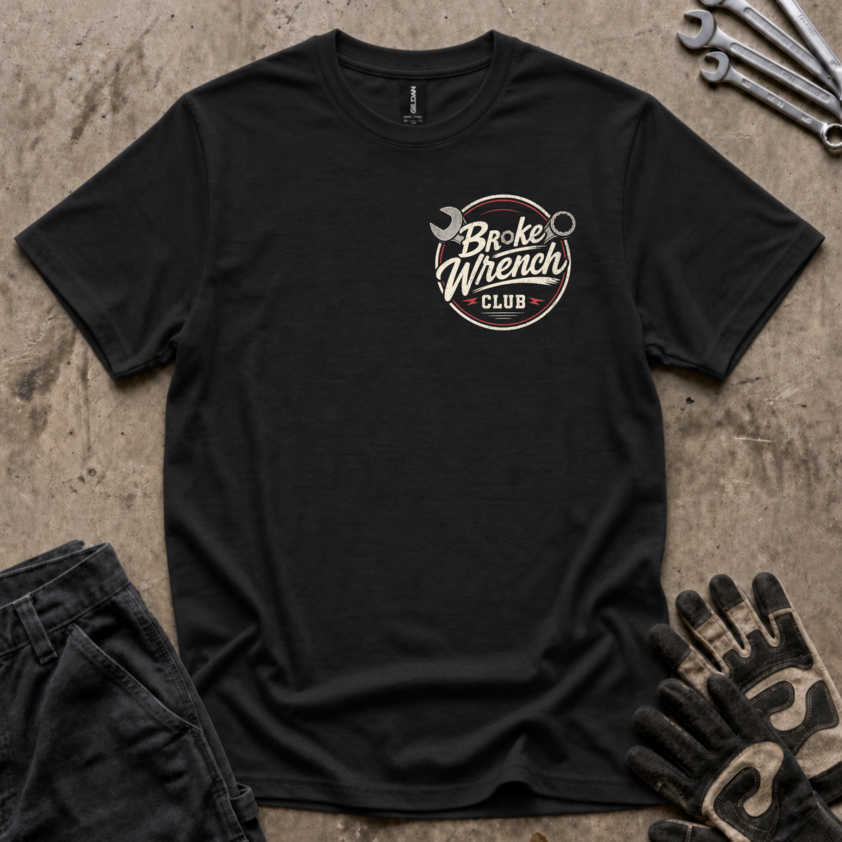 Broke Wrench Club Corner T-Shirt