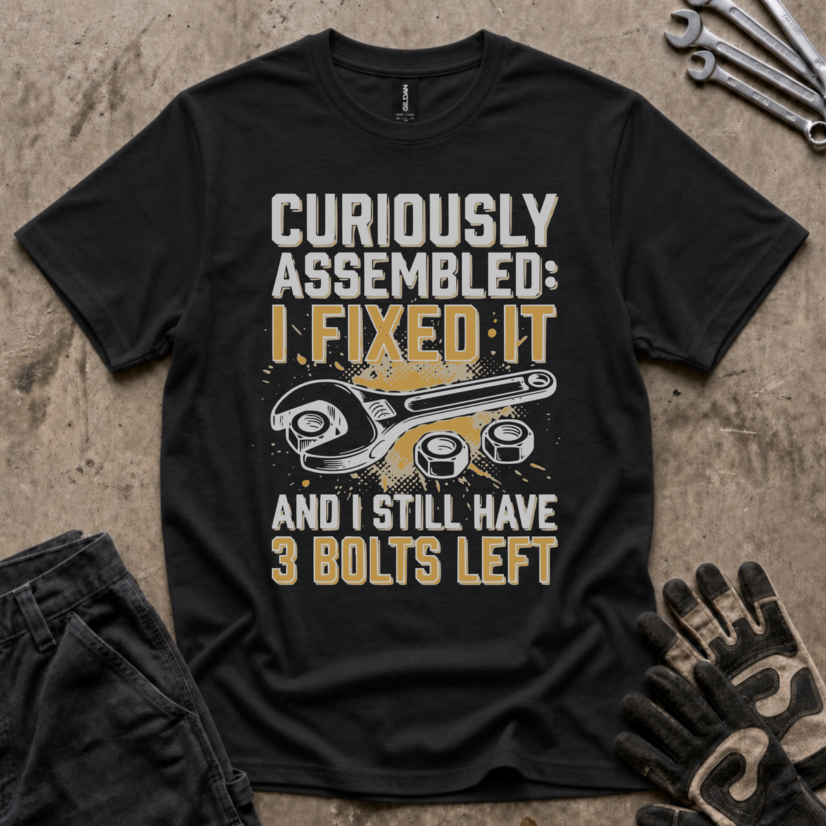 Curiously Assembled T-Shirt