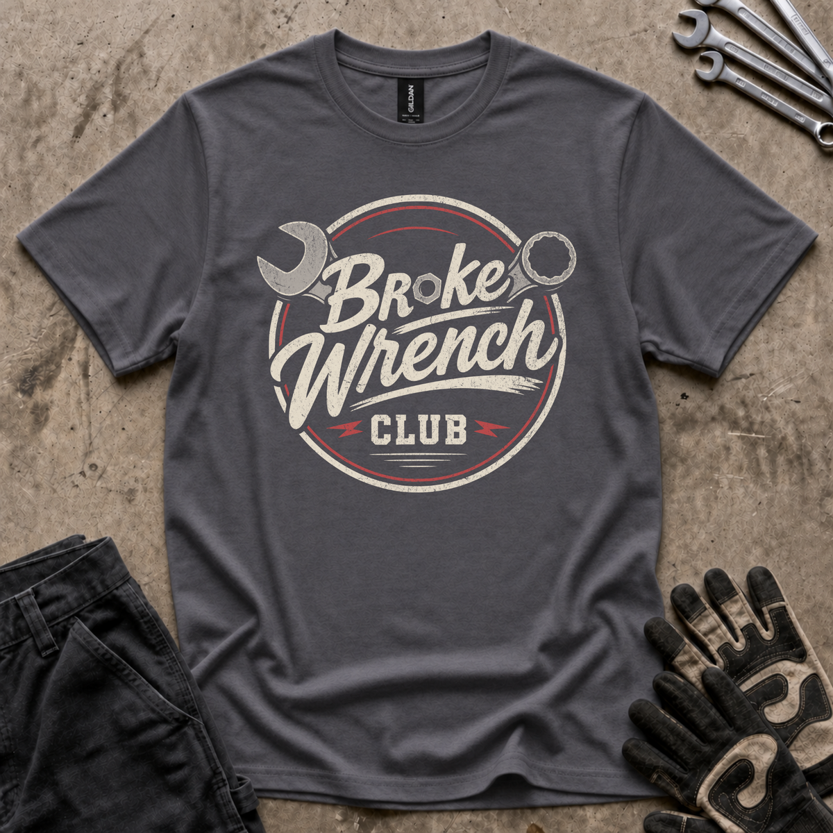 Broke Wrench Club Logo T-Shirt