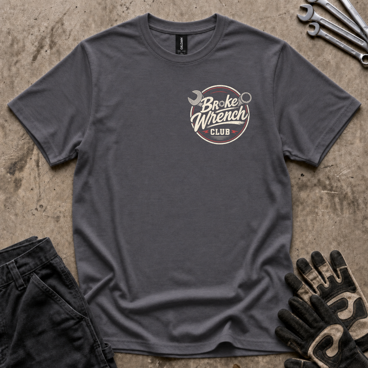Broke Wrench Club Corner T-Shirt