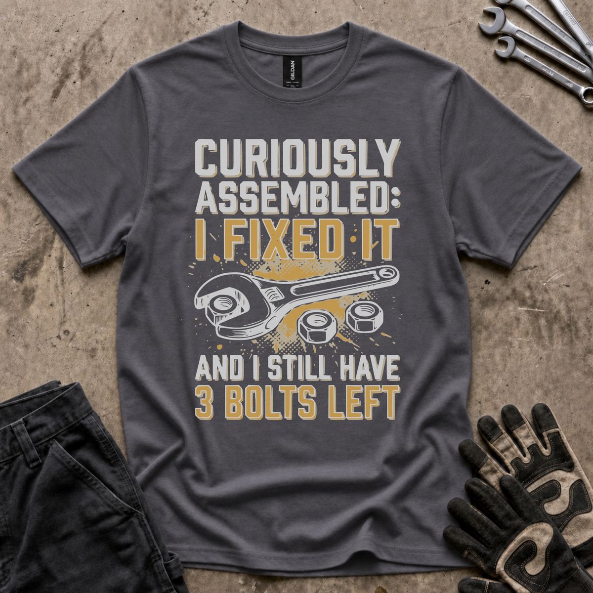 Curiously Assembled T-Shirt