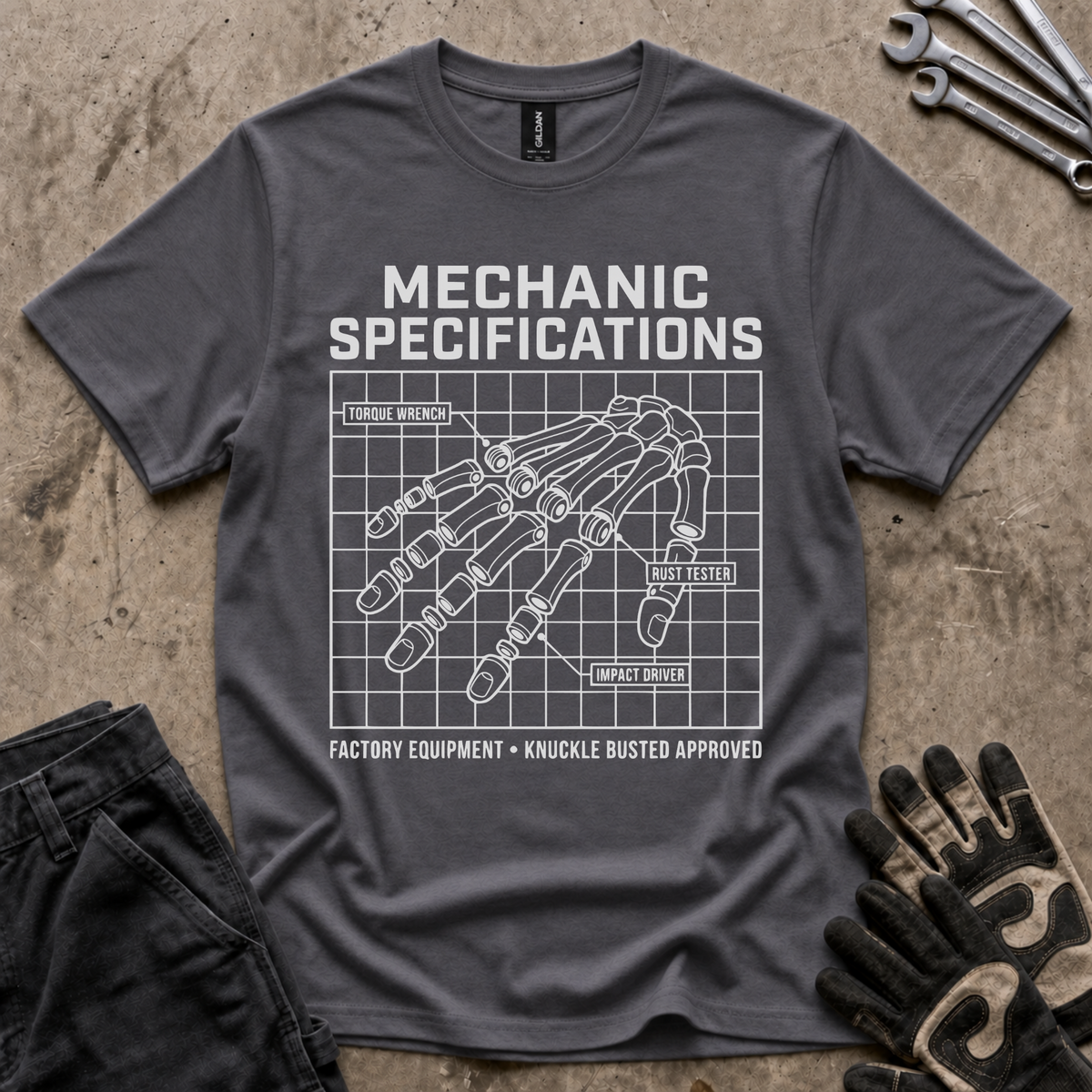 Mechanic spefications T-Shirt