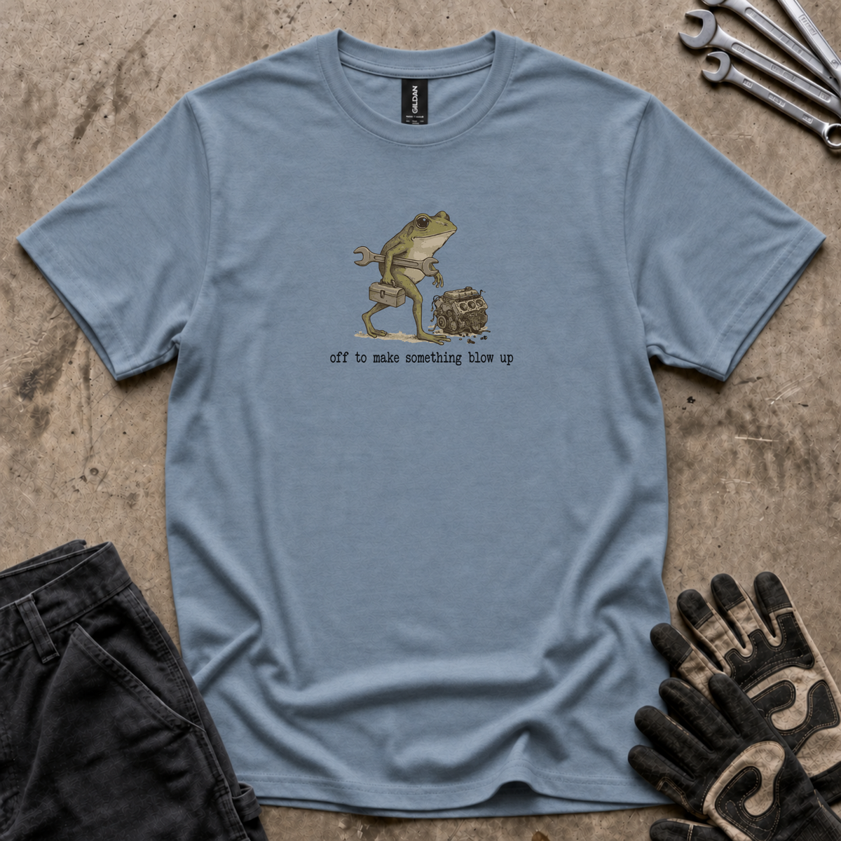 Frog Mechanic  T-Shirt