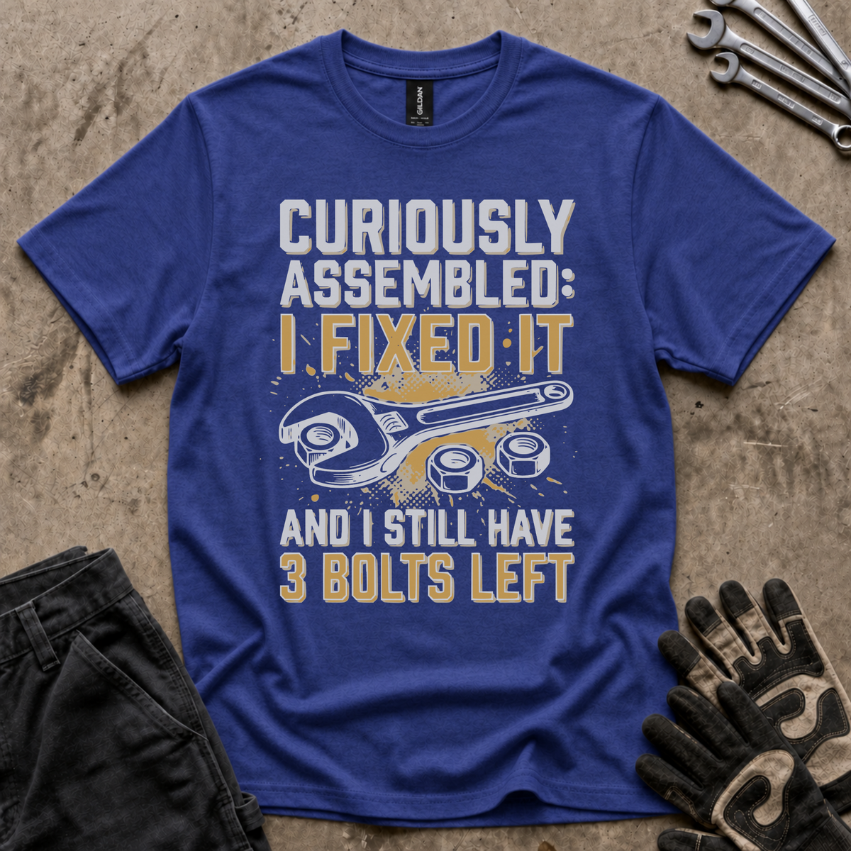 Curiously Assembled T-Shirt