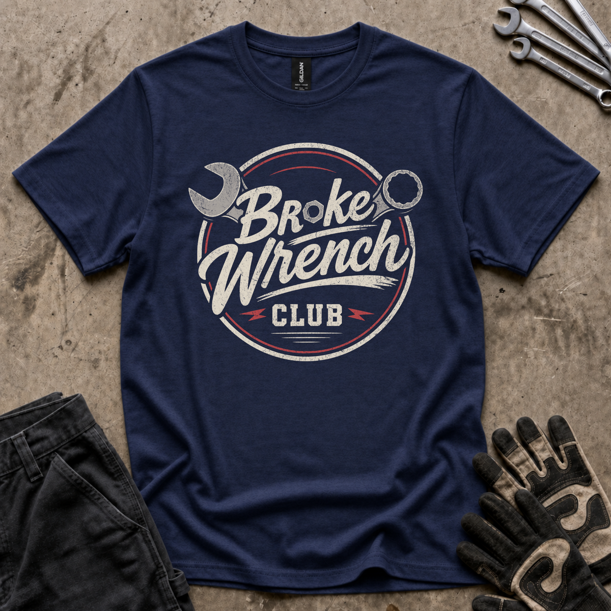 Broke Wrench Club Logo T-Shirt