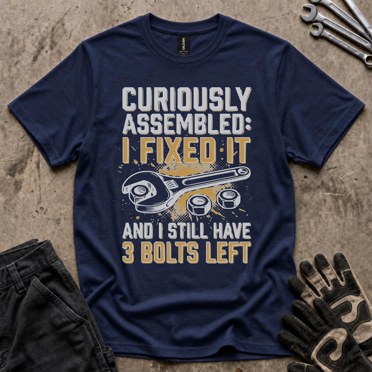 Curiously Assembled T-Shirt