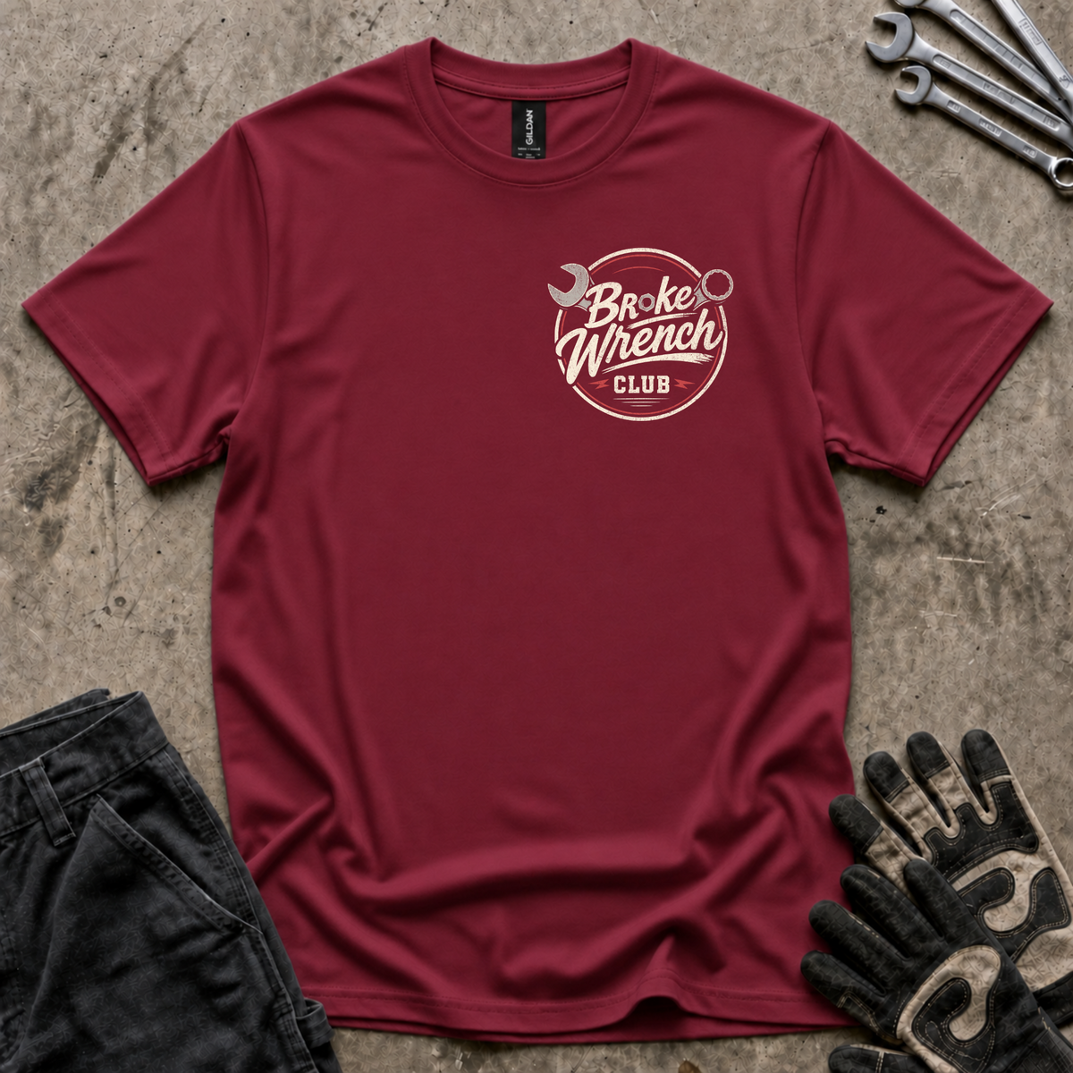 Broke Wrench Club Corner T-Shirt