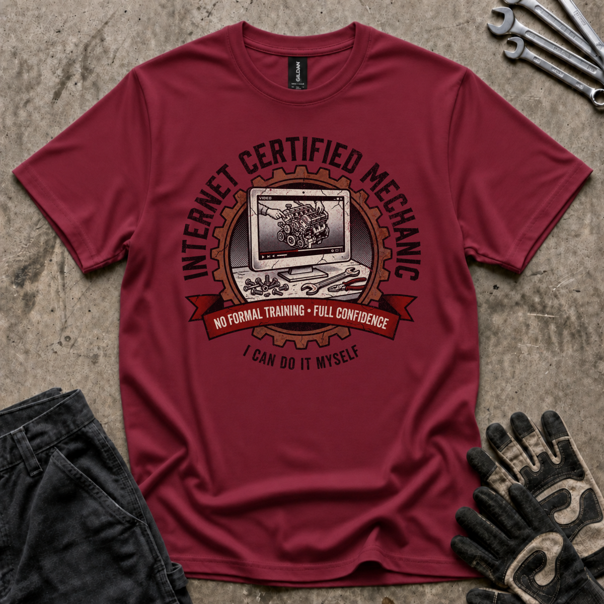 Internet Certified Mechanic T-Shirt