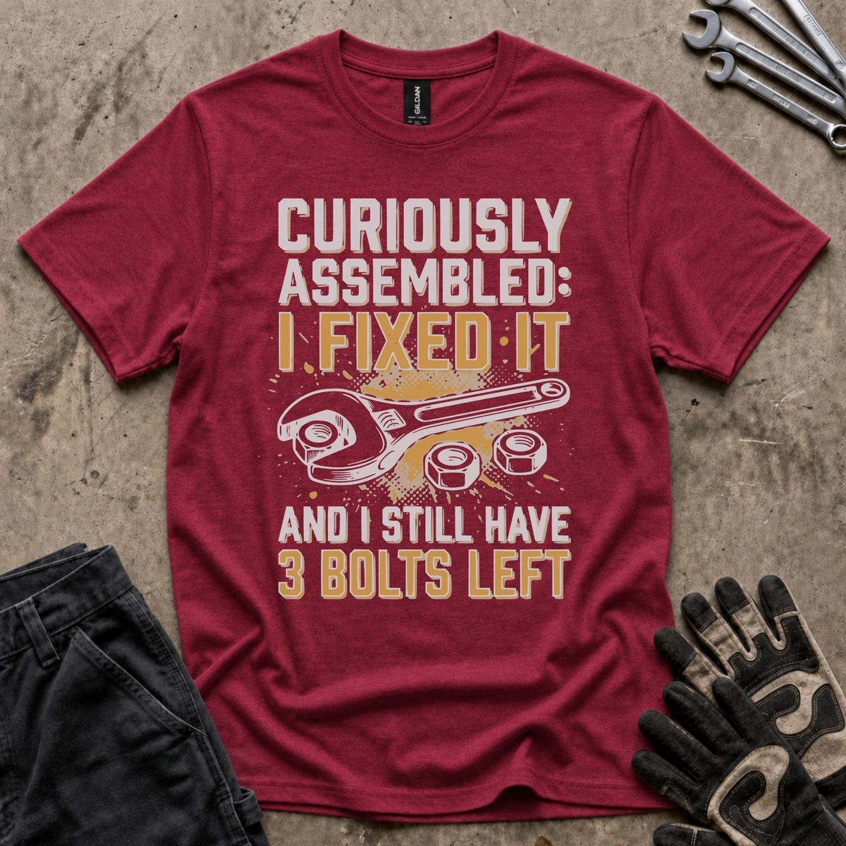 Curiously Assembled T-Shirt