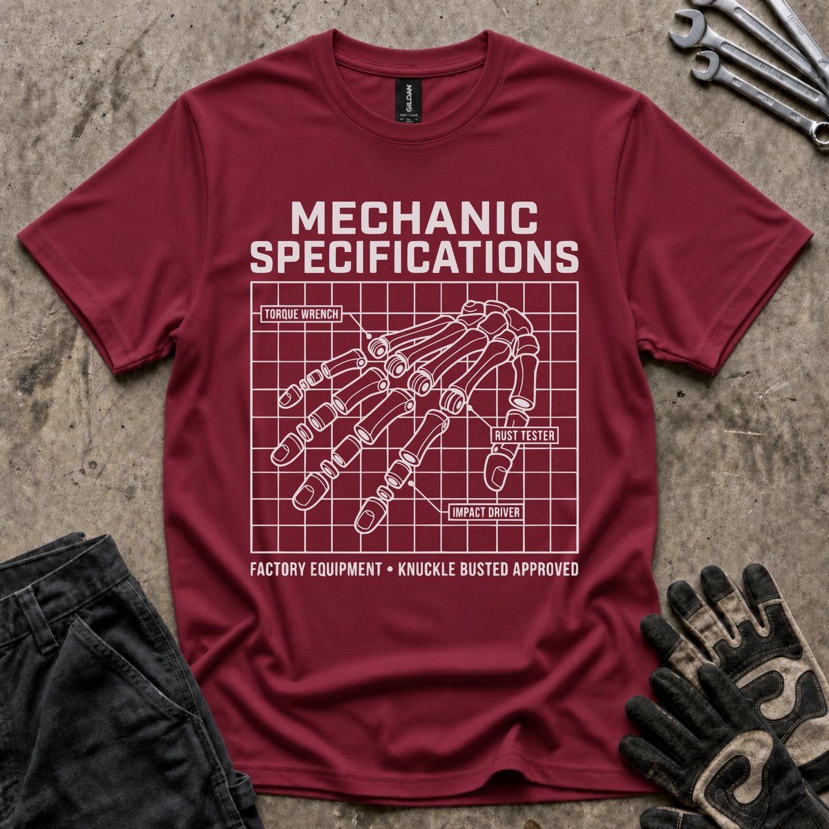 Mechanic spefications T-Shirt