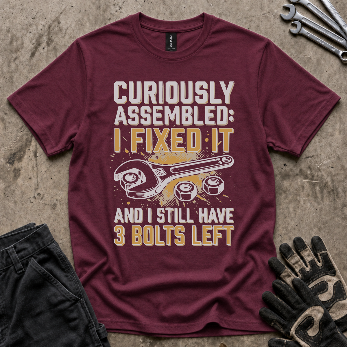 Curiously Assembled T-Shirt