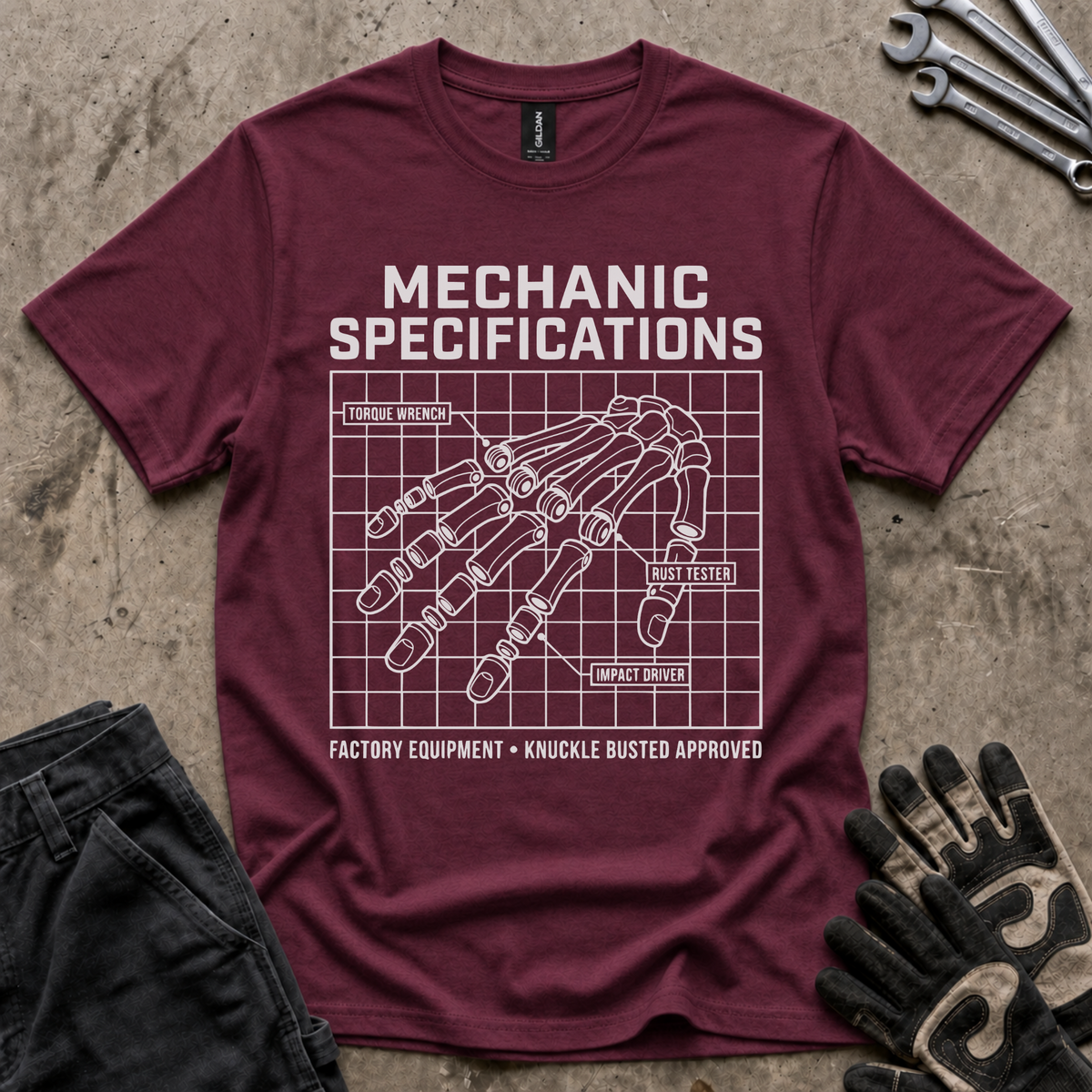 Mechanic spefications T-Shirt