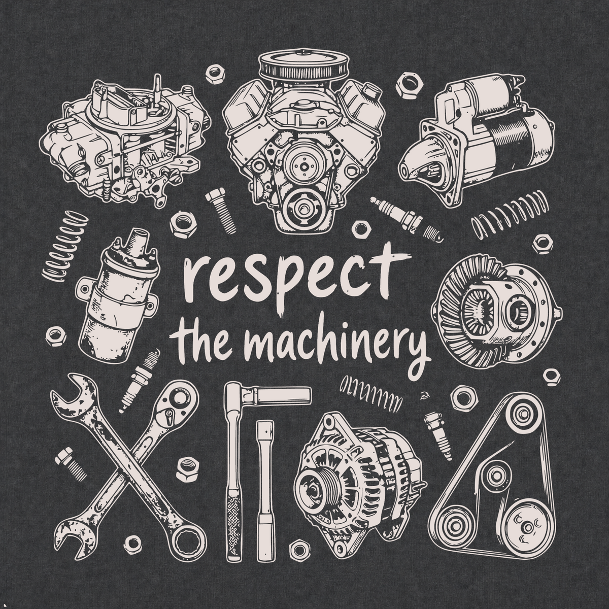Respect The Machinery T-shirt