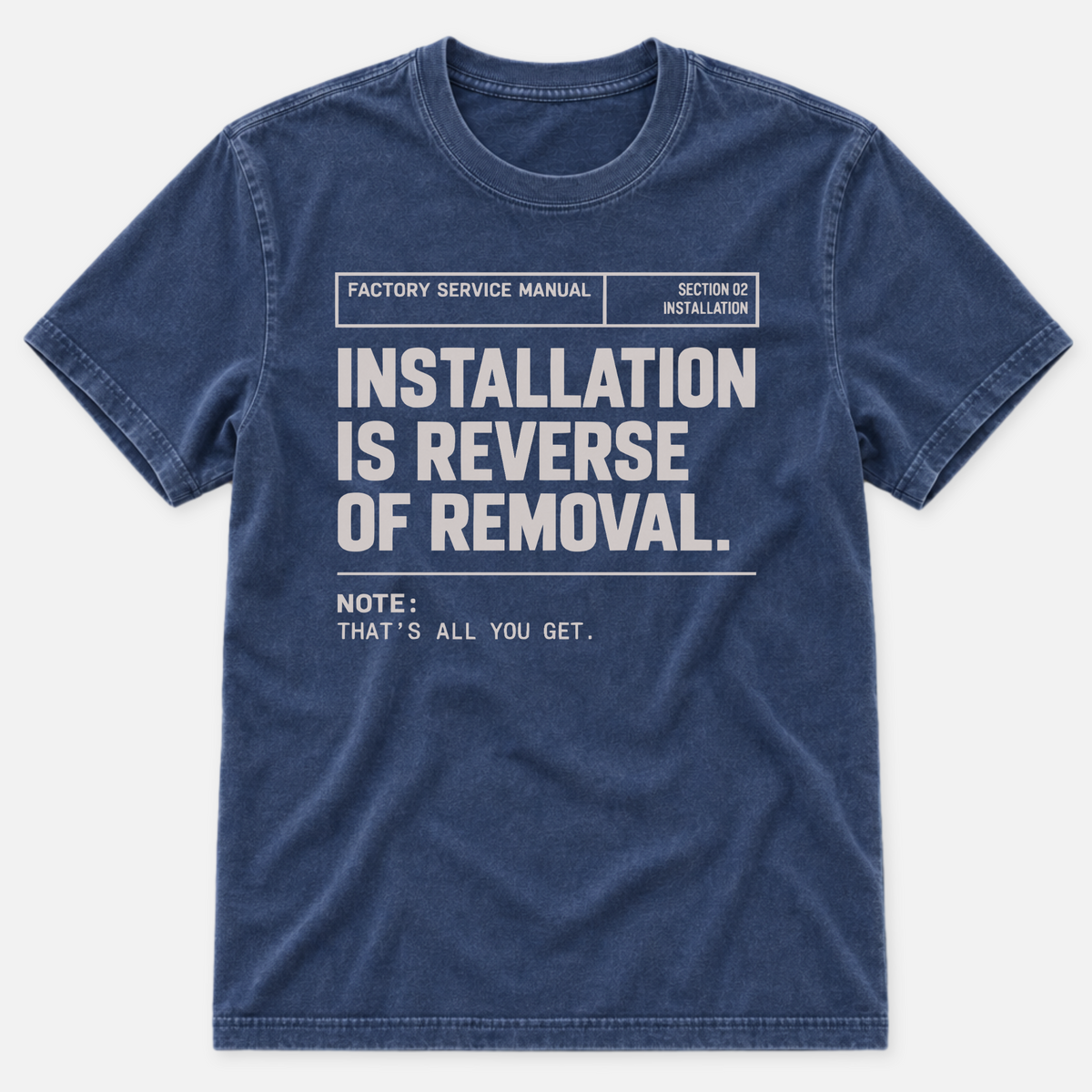 Reverse Of Removal T-shirt