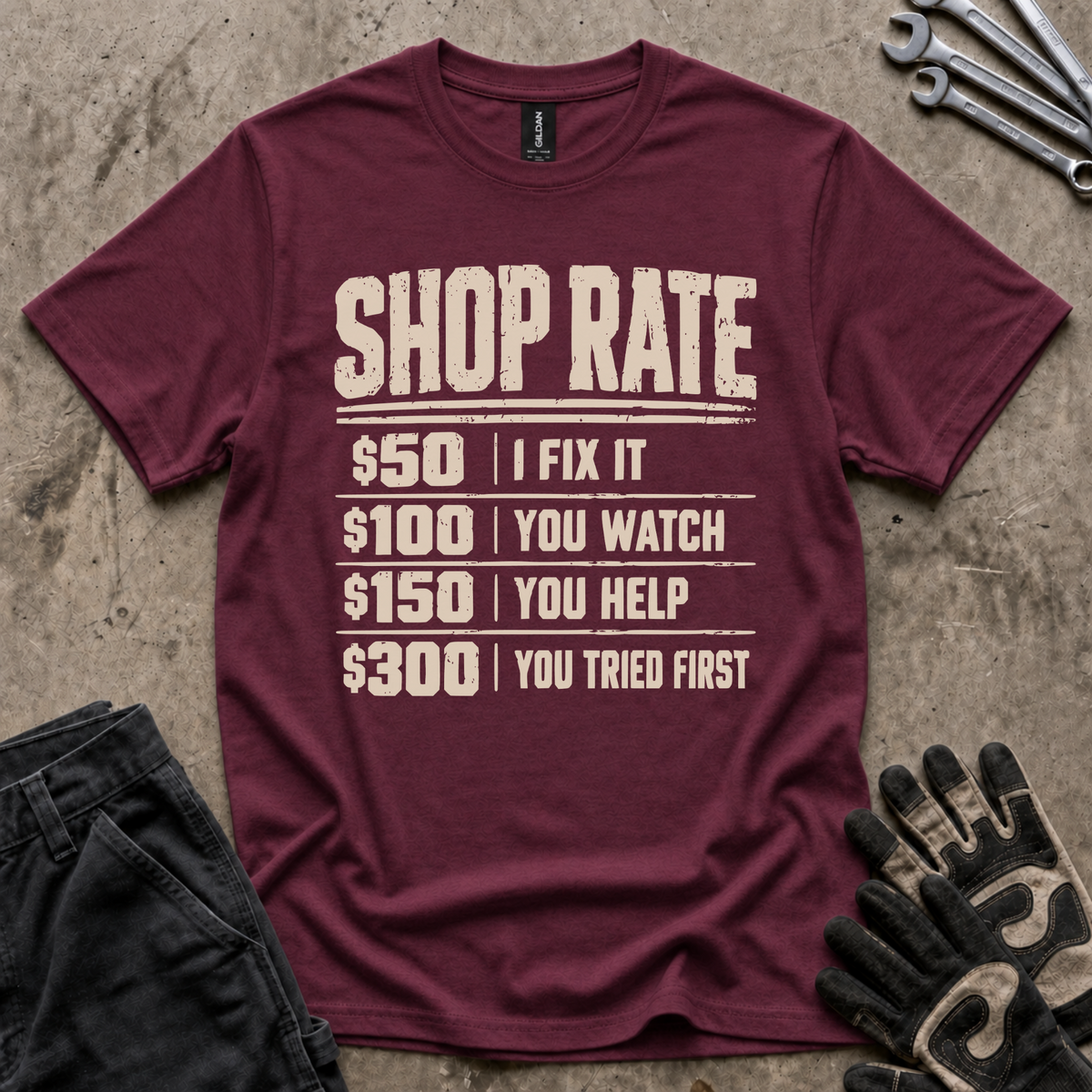 Shop Rate T-Shirt