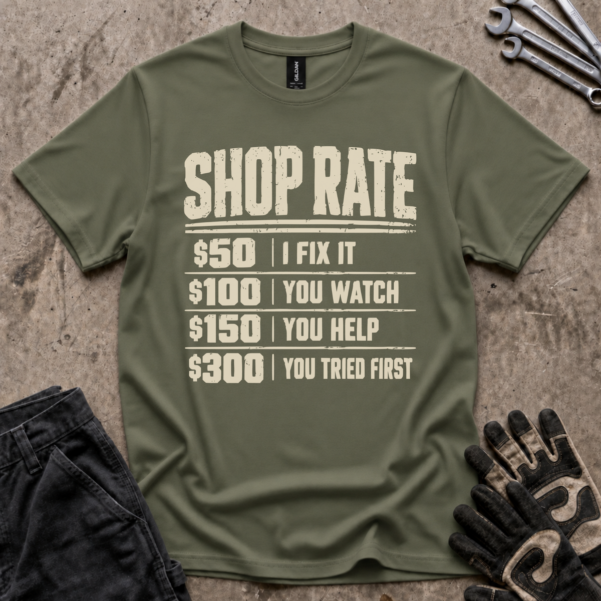 Shop Rate T-Shirt