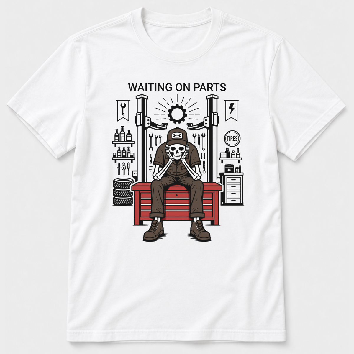 Waiting on Parts T-shirt