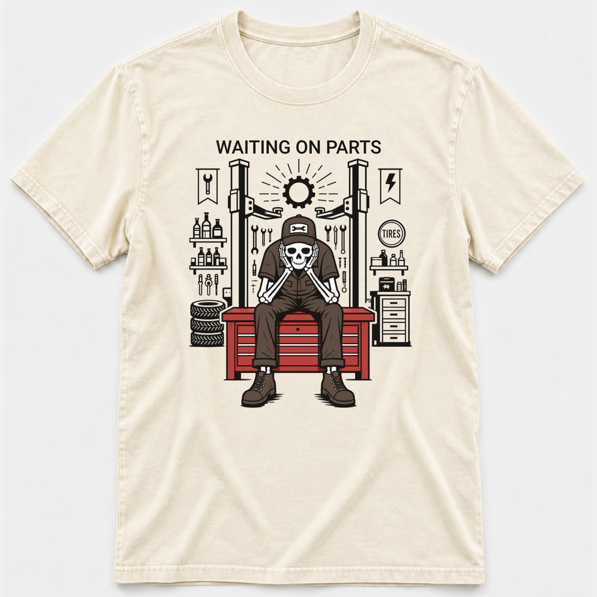 Waiting on Parts T-shirt