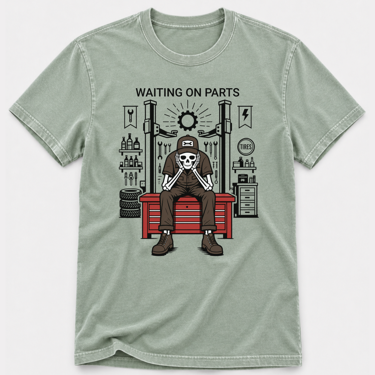 Waiting on Parts T-shirt